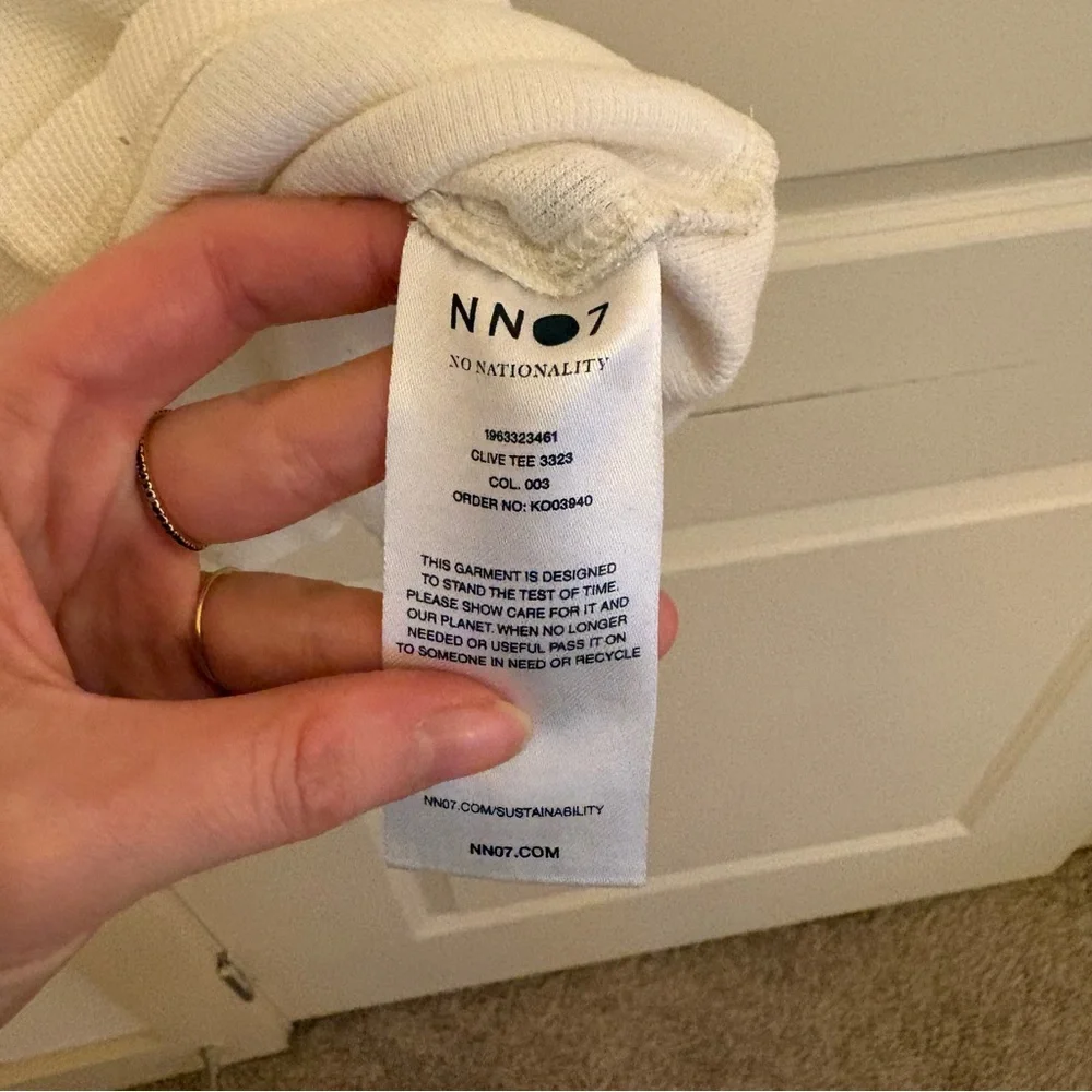 nn.07 clive waffle knit tee - Picture 4 of 6